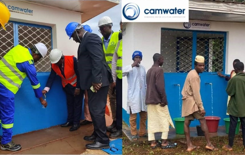 Staff de Camwater en plein travail source The Guardian Post